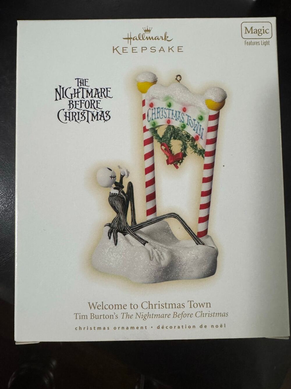 Hallmark Nightmare Before Christmas Welcome to Christmas Town Christmas Ornament